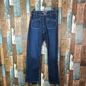 We the free 25 dark wash wide leg jeans